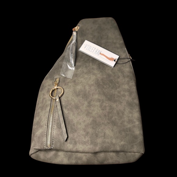 26. NWT Violet Ray Crossbody Bag (Olive Green) - Picture 1 of 3